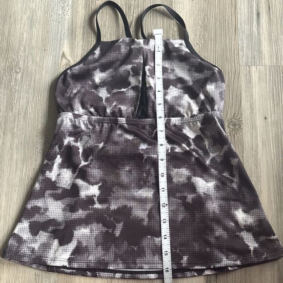 Nike Sports Tankini Swim Top With Racer Back And Zipper Size XS - Picture 6 of 6